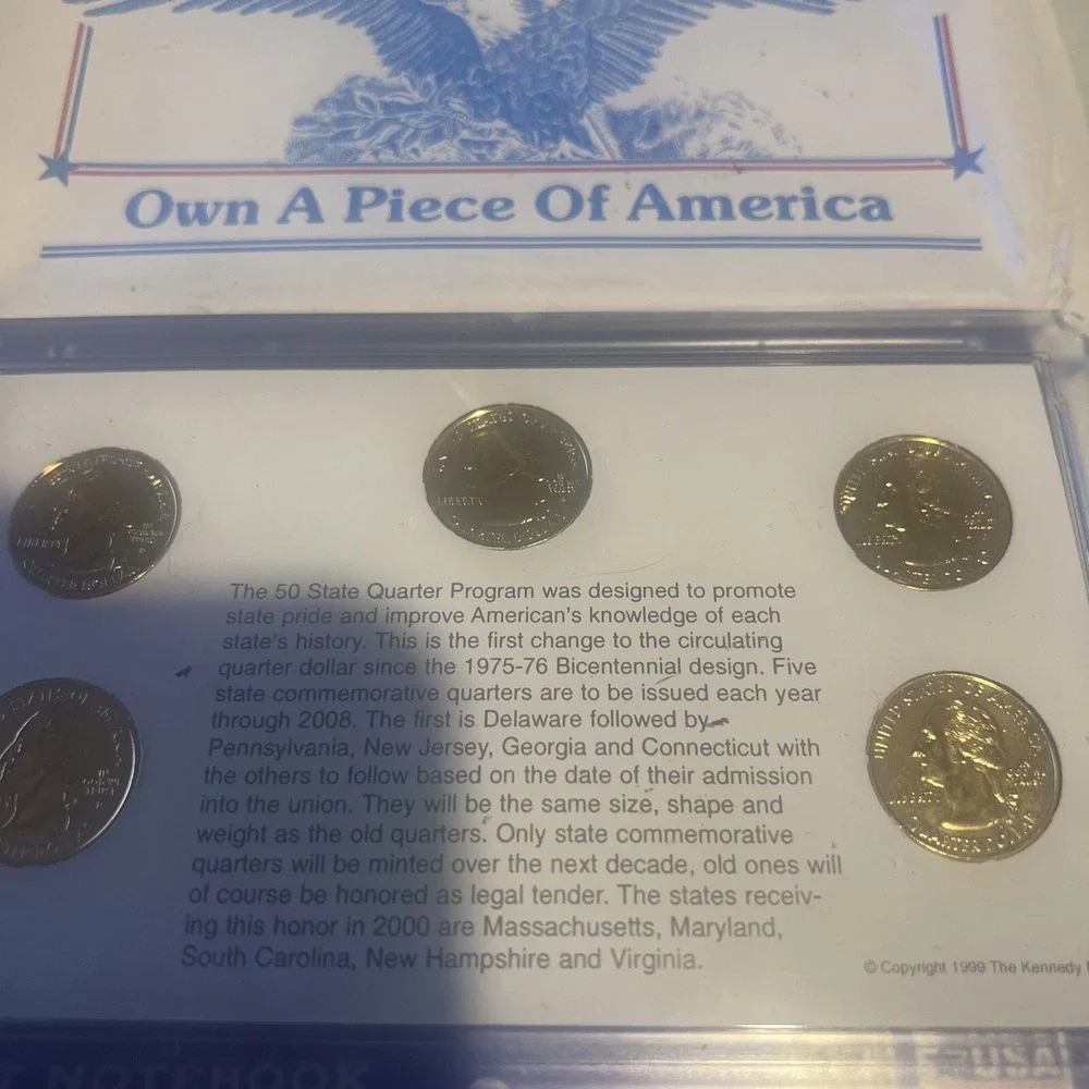 2000 LIMITED EDITION 24 KARAT GOLD‎ PLATED STATE QUARTERS GOLD COLLECTION